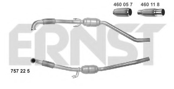 ERNST 757225 Catalytic Converter
